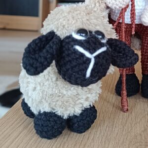 Horgolt mini bárány
