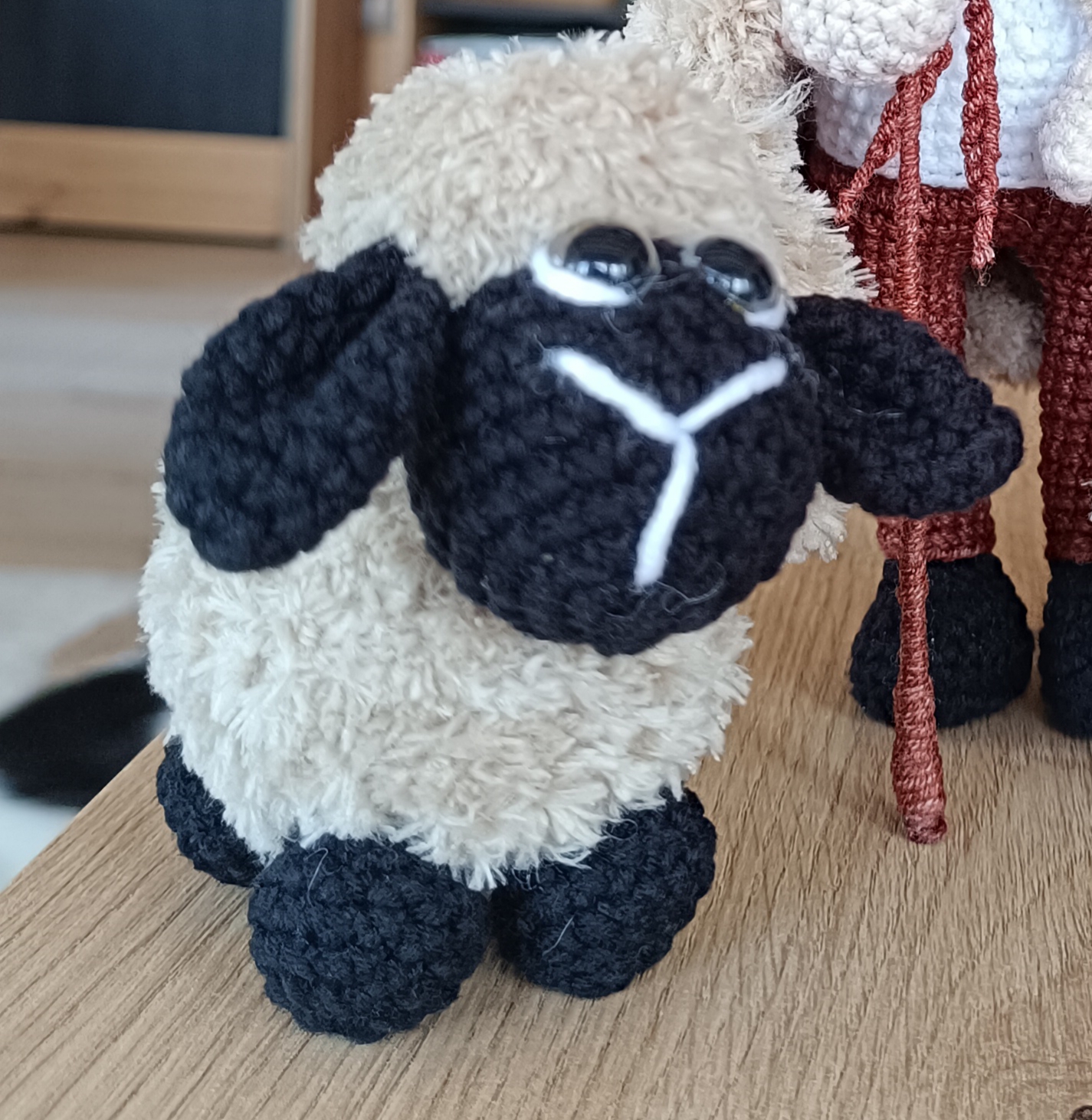 Horgolt mini bárány
