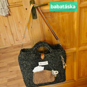 Horgolt babatáska