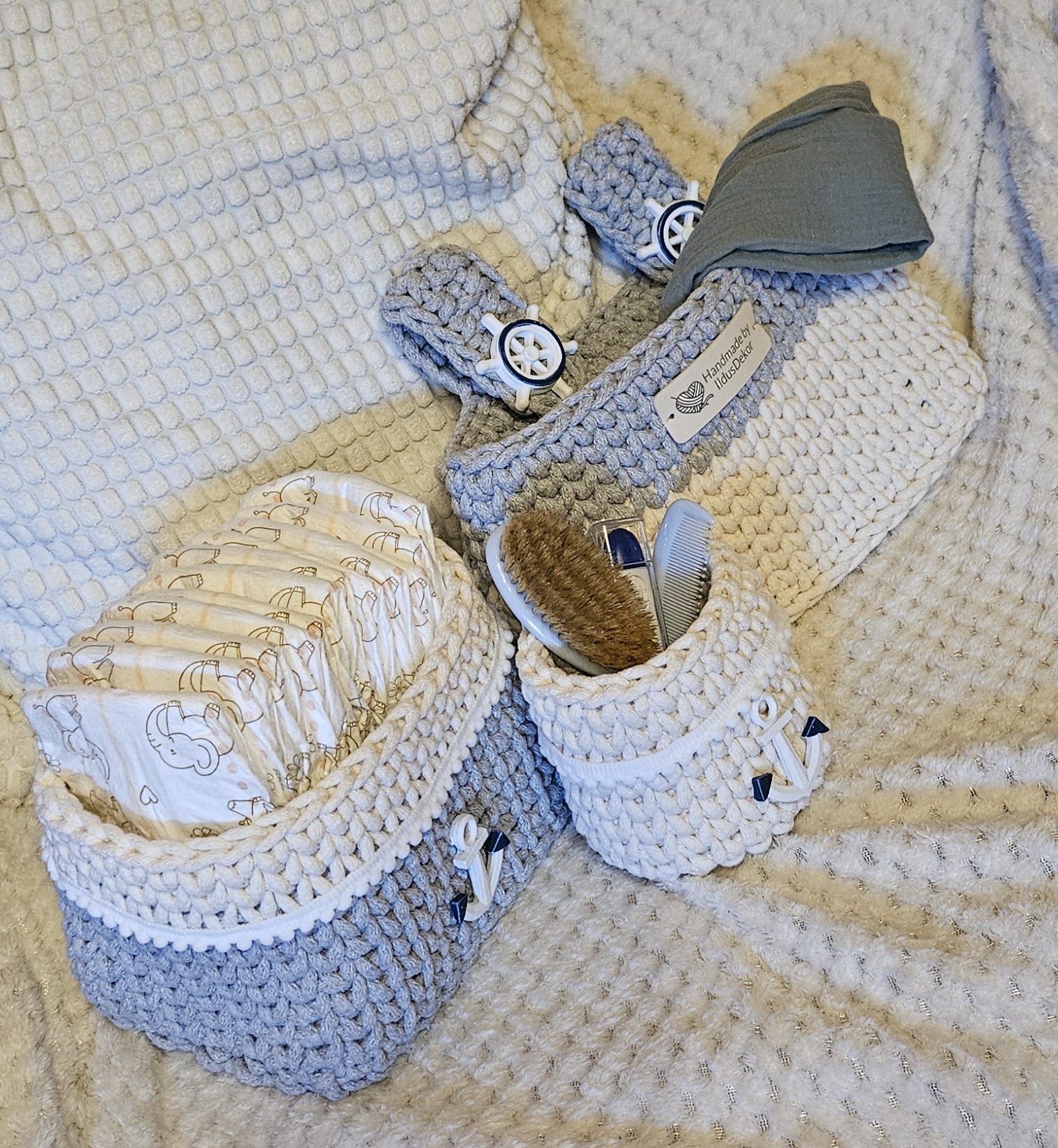 Horgolt babaváróra szett 🧶🍼