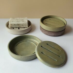 Kétrészes beton szappantartó – 11,5 cm