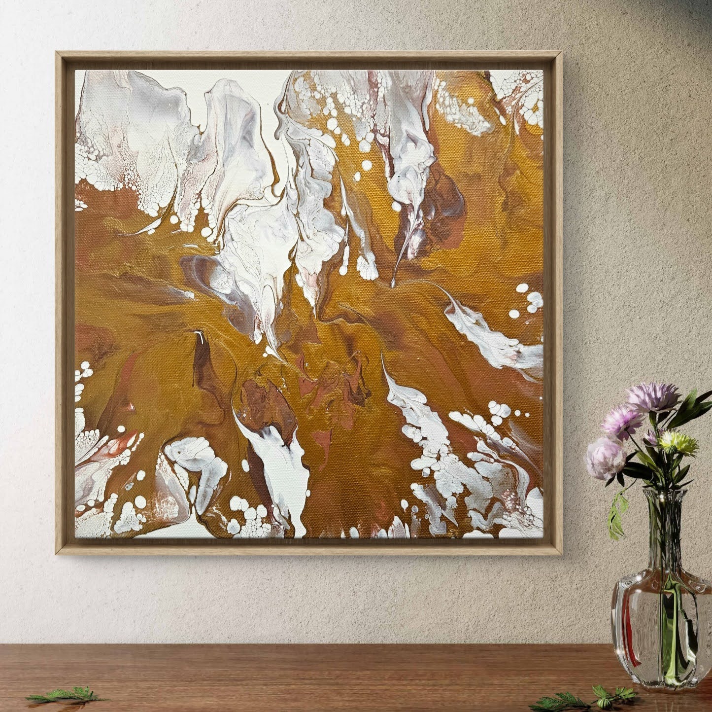 „Felszabadulás” fluid art festmény