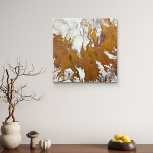 „Felszabadulás” fluid art festmény