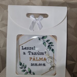 Tanú/koszorúslány felkérő