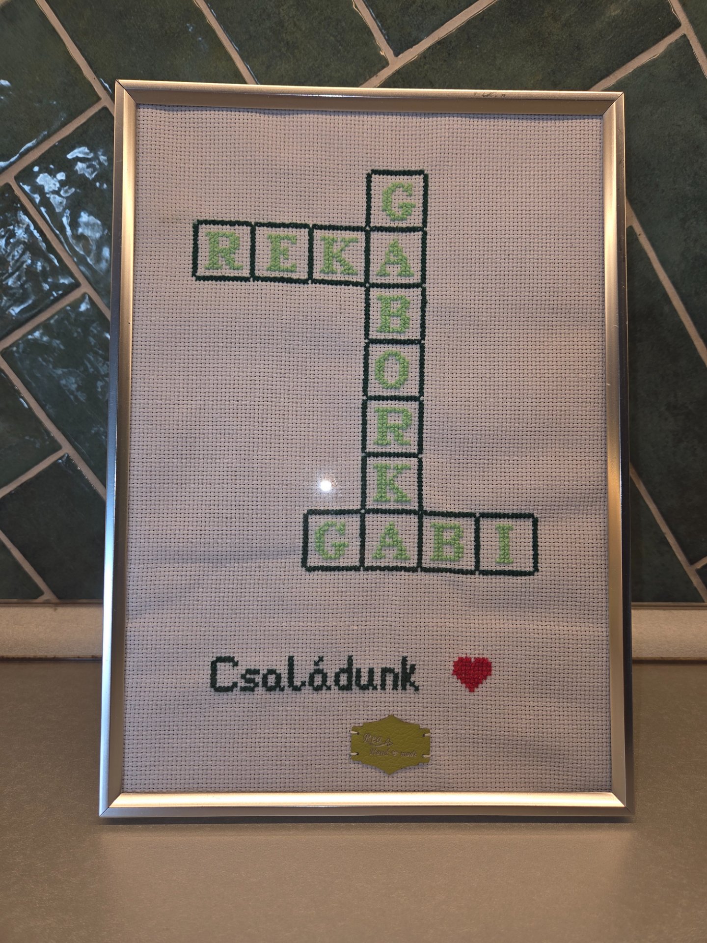Scrabble családi kép