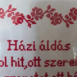 Házi áldás falikép