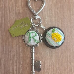 Citromos táskadísz/kulcstartó