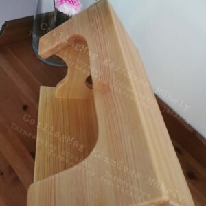 Tündérház CsillagMag Meseház Tömör fenyő Természetesjáték Waldorf Babaház Fajáték Nyitott végű játék Szabad játék