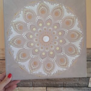 Belső fény virága – 30x30cm mandala