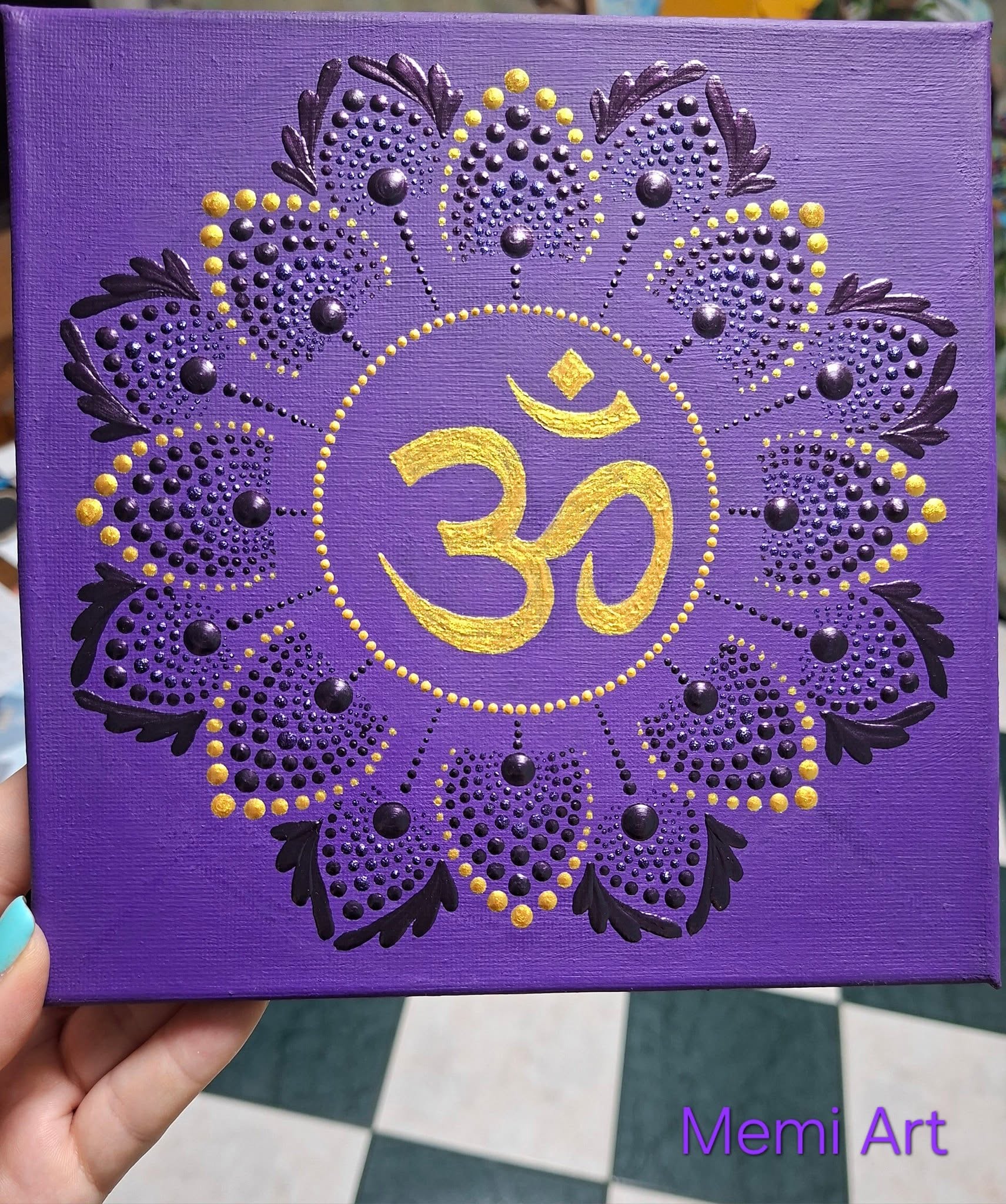 Védelmező mandala 20x20cm