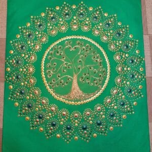 A bőséges élet mandalája 40x50cm
