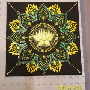 Életfény mandala 20×20 cm
