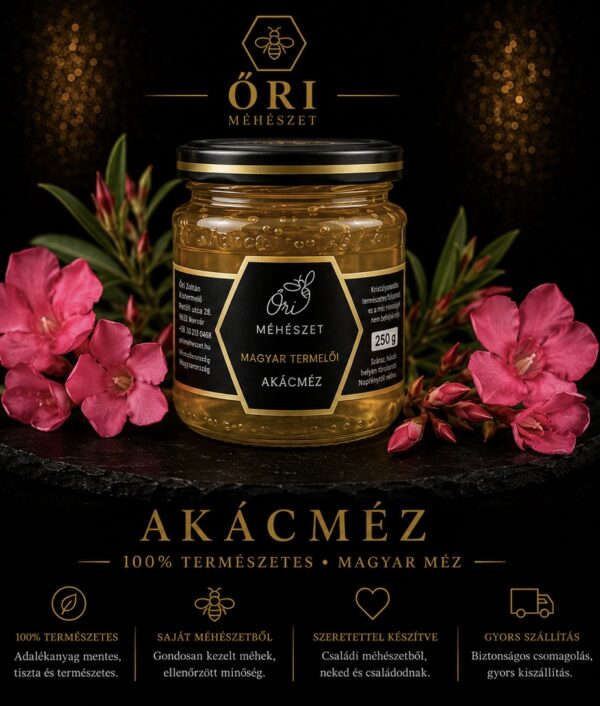 Akácméz 1000 gramm