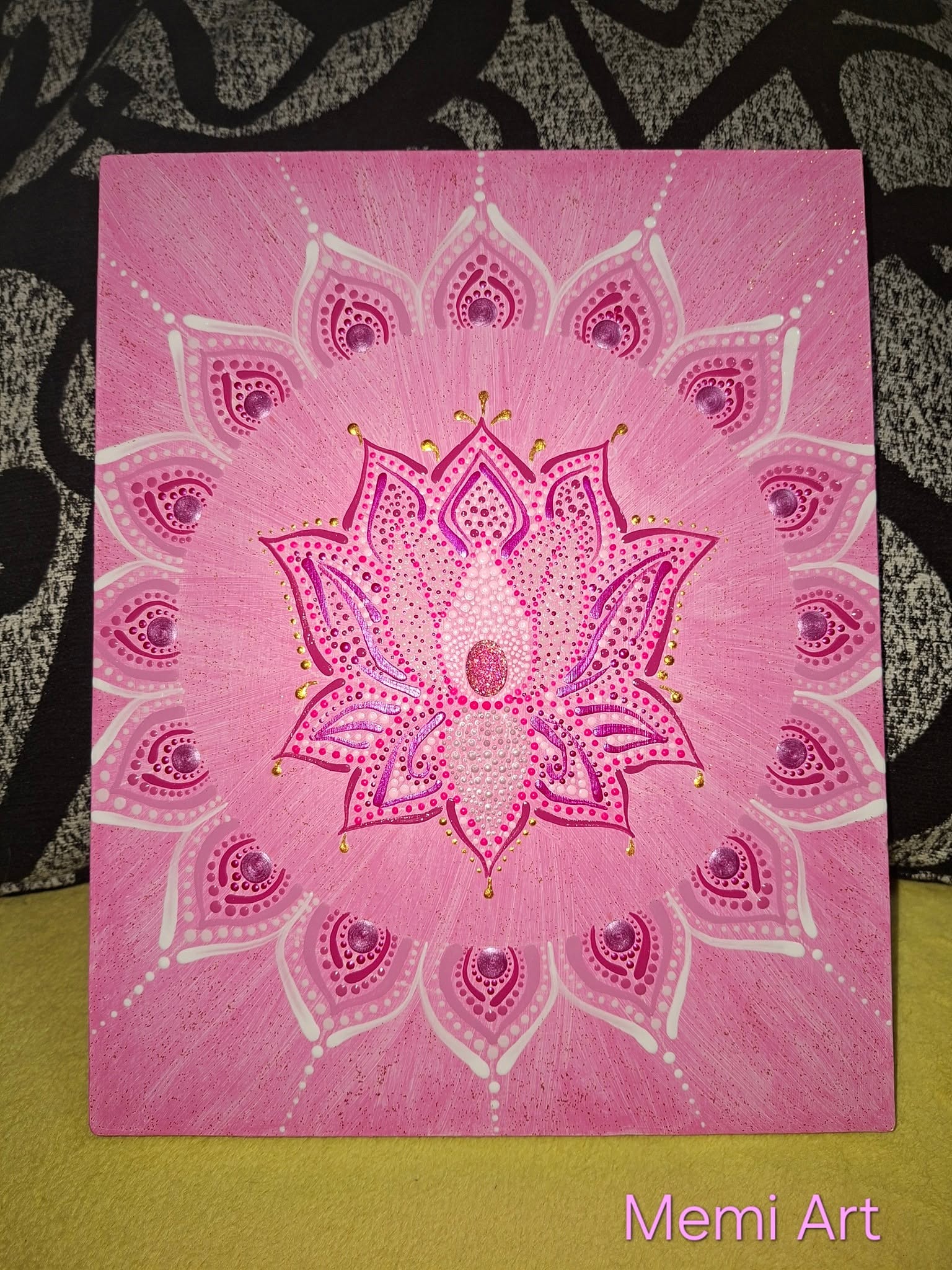A Szív Fénye mandala 24×30 cm