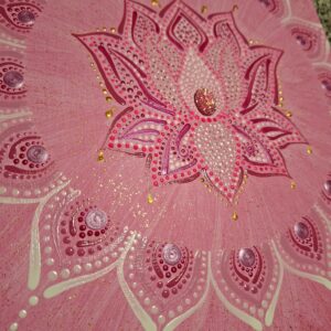 A Szív Fénye mandala 24×30 cm