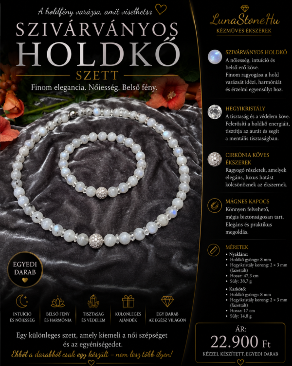 Holdkő ékszer szett💎💫🌕