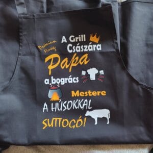Grill császára kötény