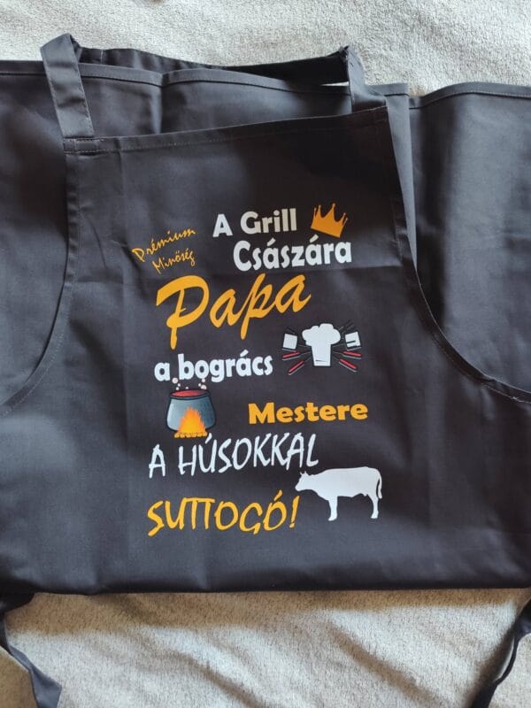 Grill császára kötény