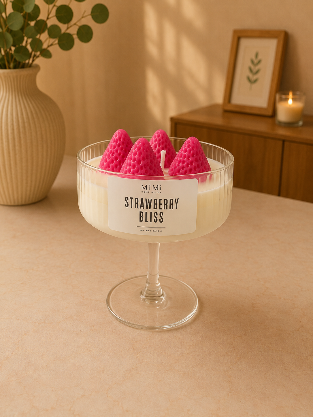 Strawberry Bliss gyertya
