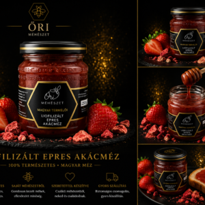 Liofilizált epres akácméz 250 gramm