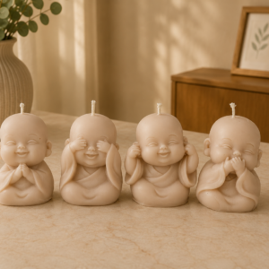 Buddha Babák gyertya