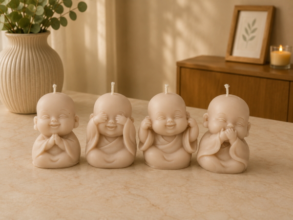 Buddha Babák gyertya