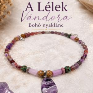 A lélek vándora – Bohó nyaklánc egyedi darab
