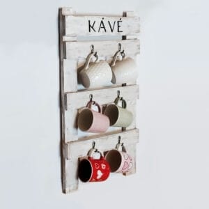 Fali bögre tartó