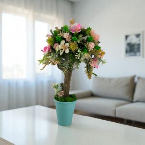 Cserepes Orchideás Életfa Asztaldísz ADEF006