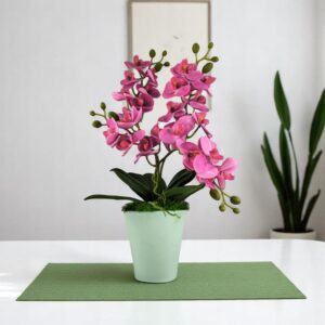Kisvirágú 4 ágú élethű orchidea ORK408