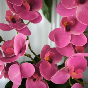 Kisvirágú 4 ágú élethű orchidea ORK408