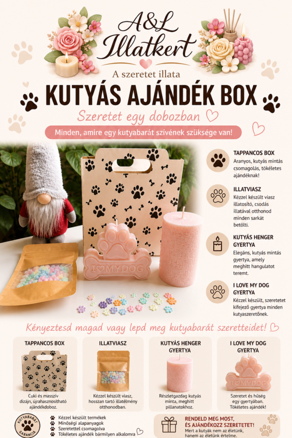 Kutyás Ajándék Box – Szeretet egy dobozban 🐾
