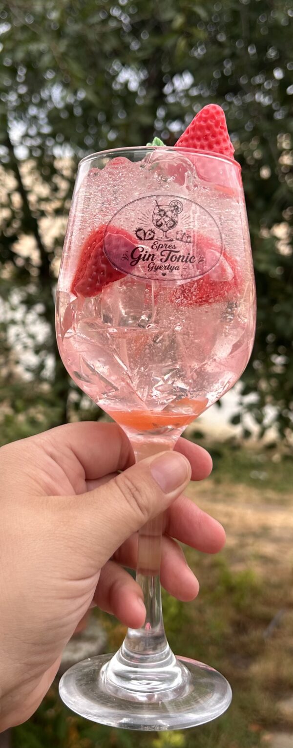Pink Gin Tonic inspirálta gyertya