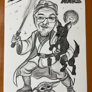 Alkalmi karikatúra születésnapra, névnapra, bármilyen alkalomra