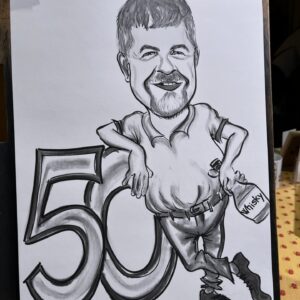 Alkalmi karikatúra születésnapra, névnapra, bármilyen alkalomra