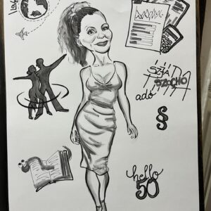 Alkalmi karikatúra születésnapra, névnapra, bármilyen alkalomra