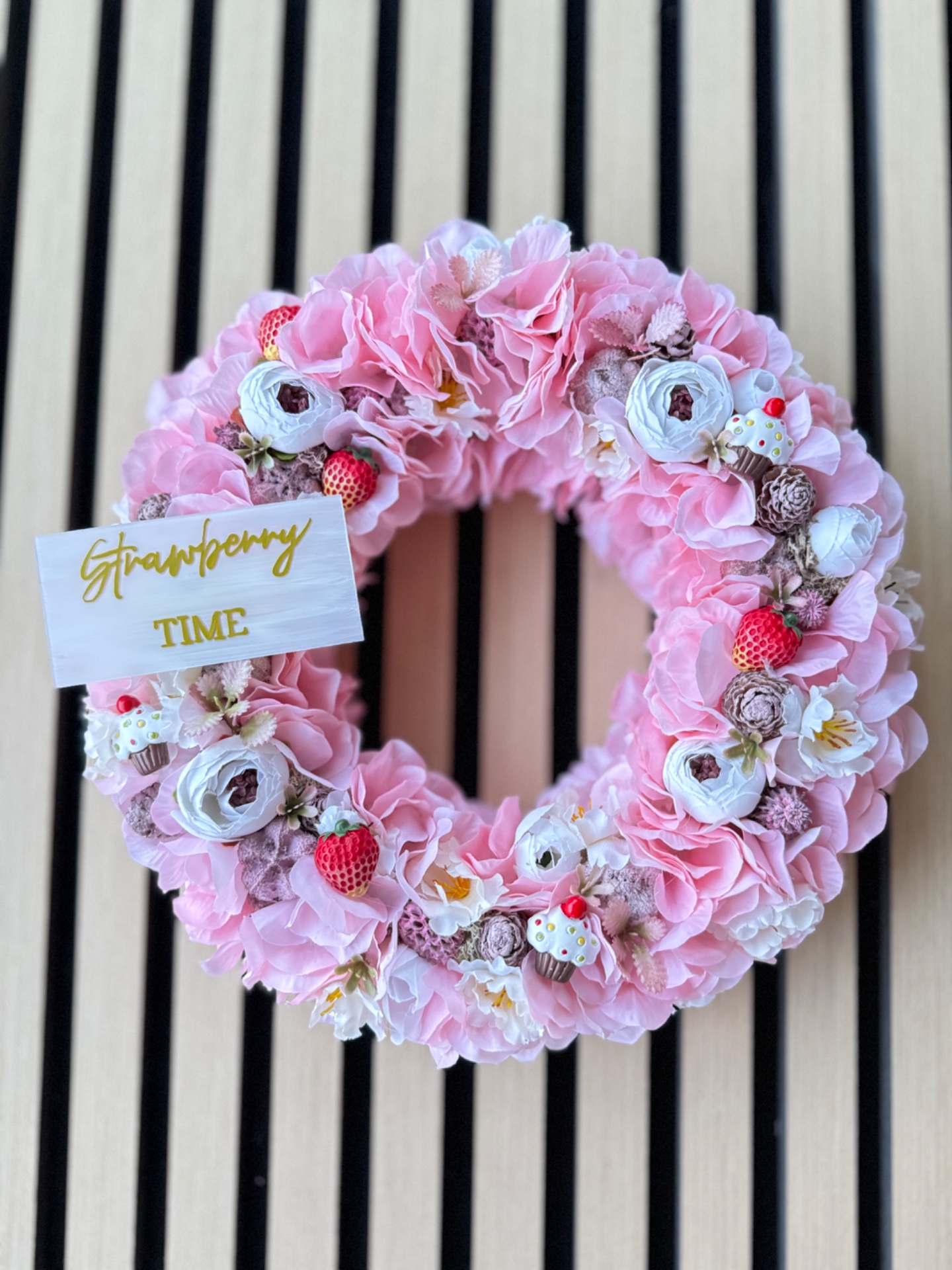 Strawberry Time – Ajtódísz