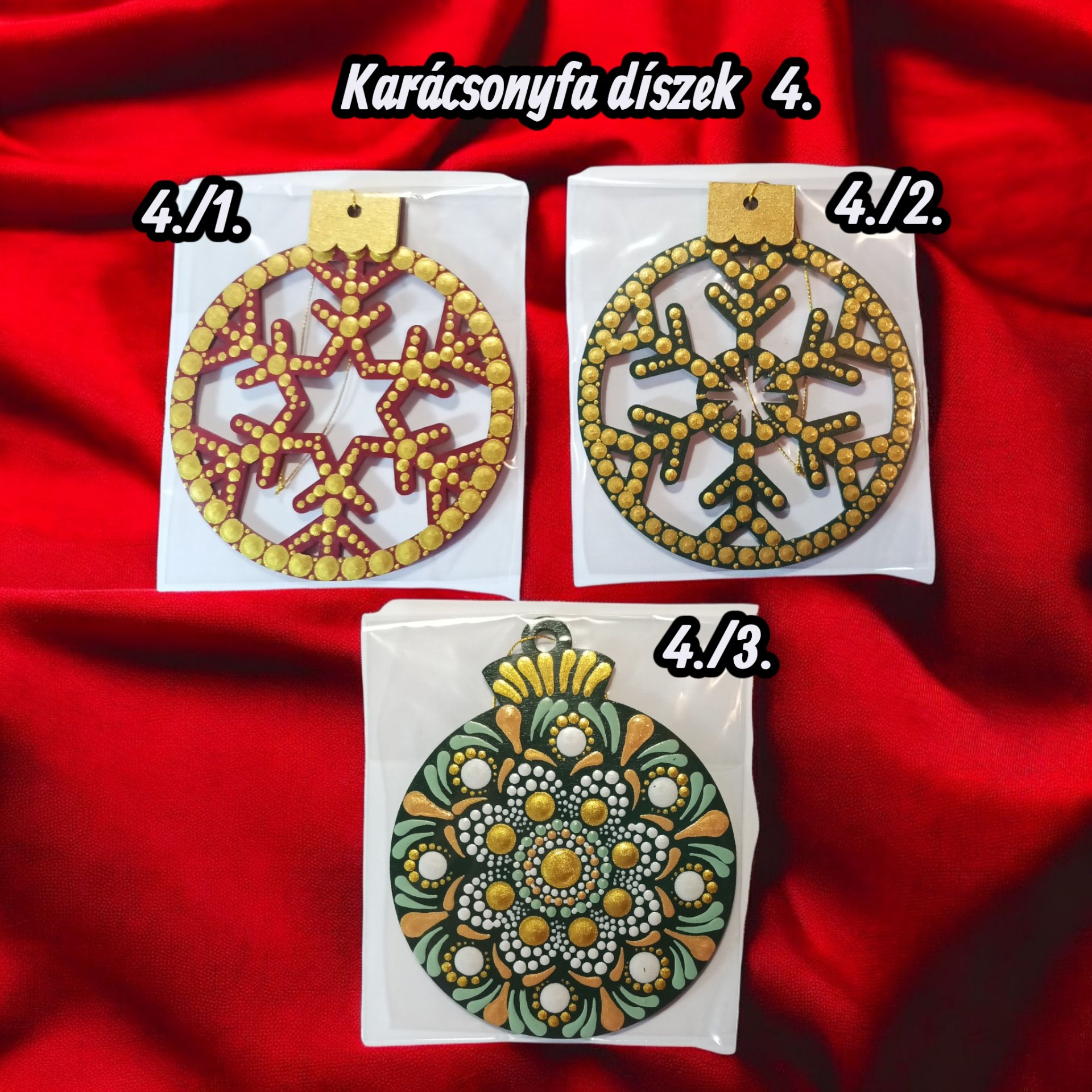 Karácsonyi fenyőfa dísz 4.