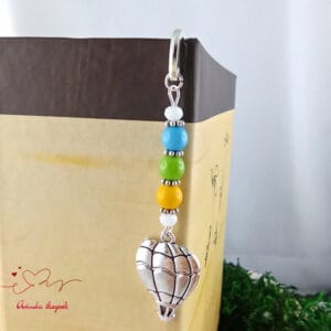 Hőlégballon könyvjelző színes gyöngyökkel