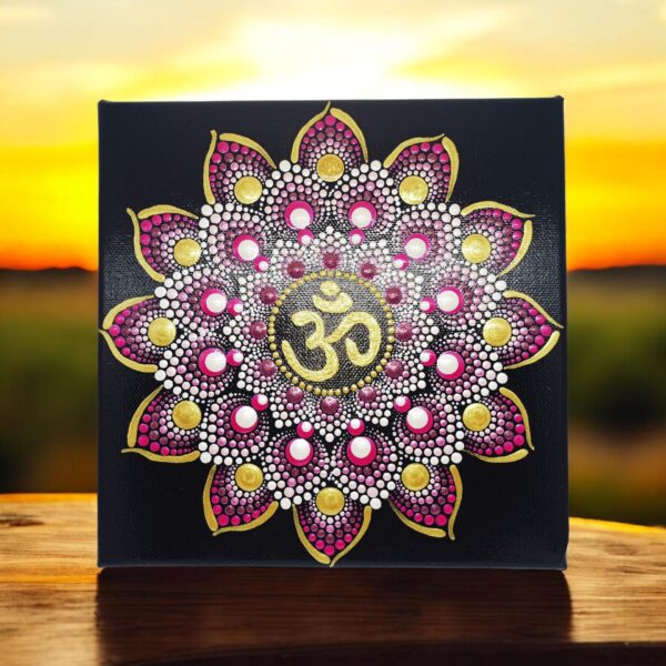 OM Mandala falikép meditációhoz