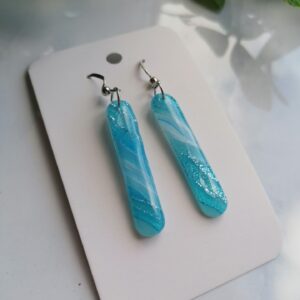 Hipoallergén polymer clay fülbevaló