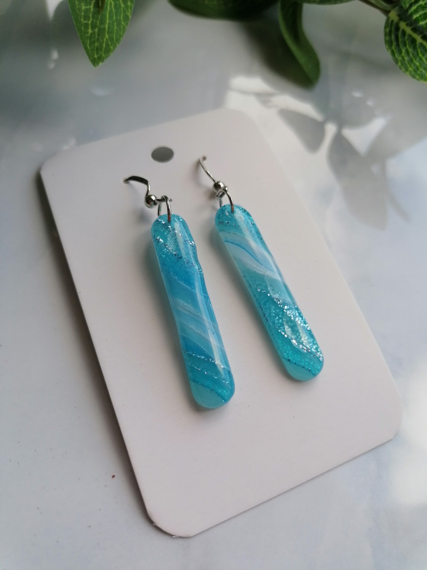 Hipoallergén polymer clay fülbevaló