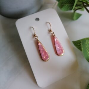 Hipoallergén polymer clay fülbevaló