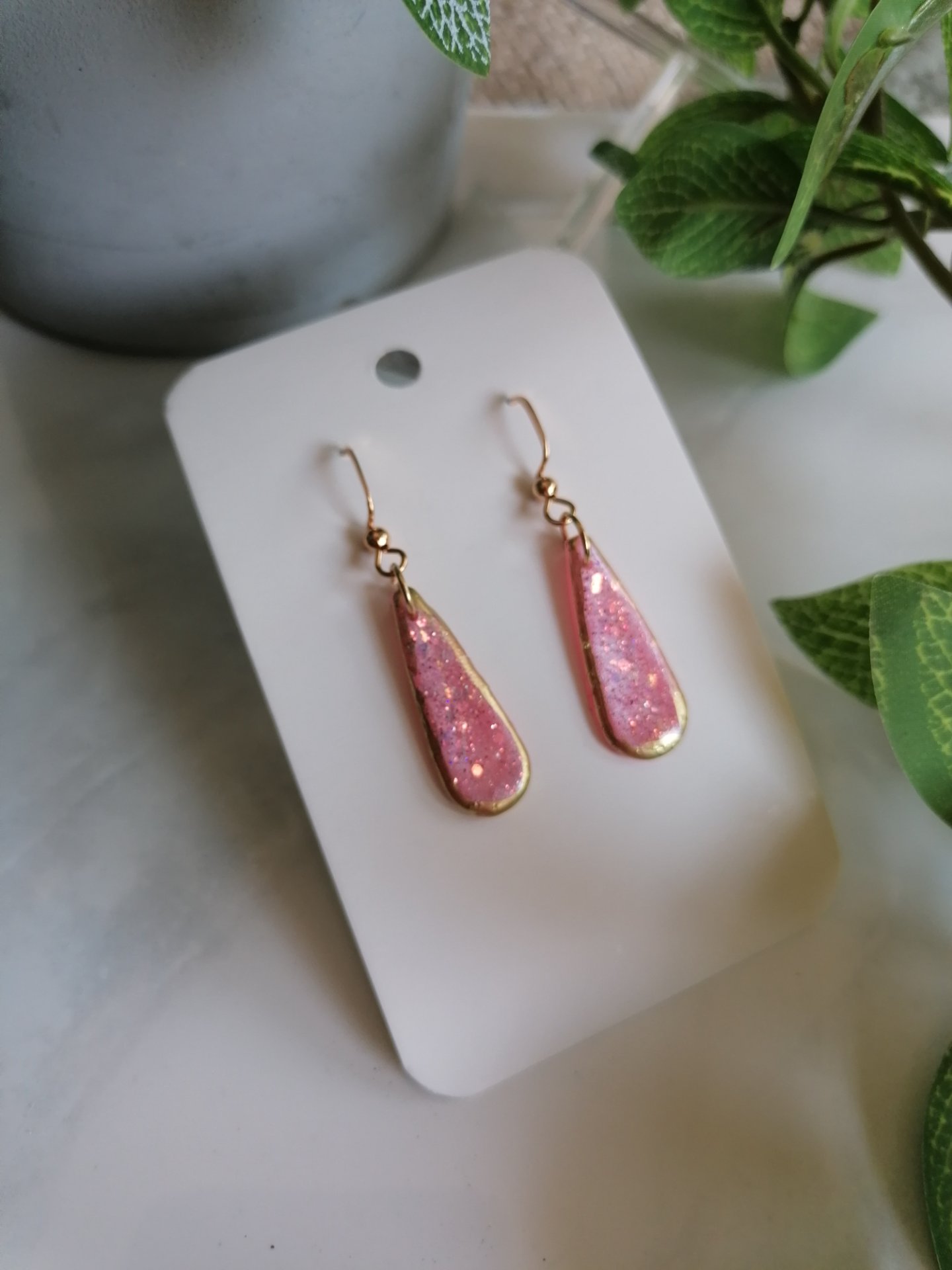Hipoallergén polymer clay fülbevaló