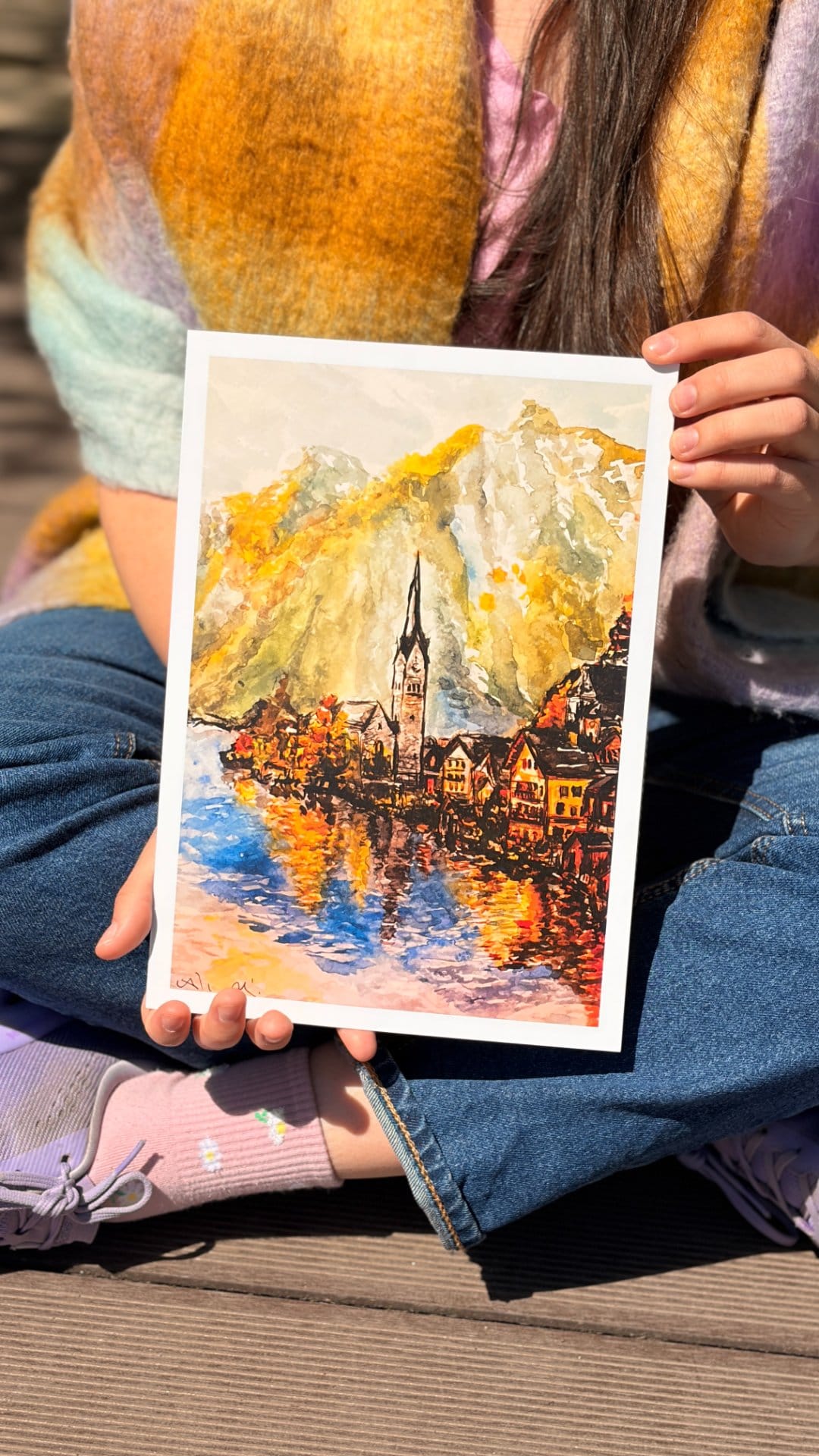 Ősz Hallstattban – A5 print / digitális nyomat