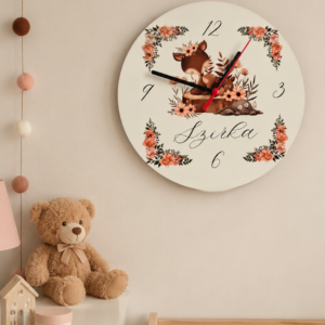 Babaszoba falióra – választható designnal