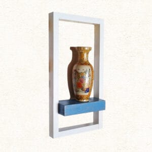 Keretes polc, pácolt, festett