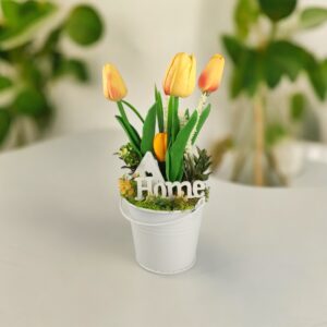 Sárga tulipán kompozíció TUP301