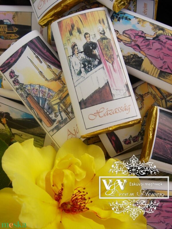 9 db-os tarot jóskártya csoki csomag esküvői köszönőajándék(nak) is