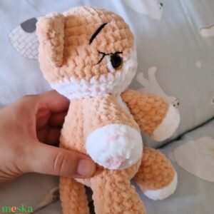Cuki cica horgolt amigurumi plüss
